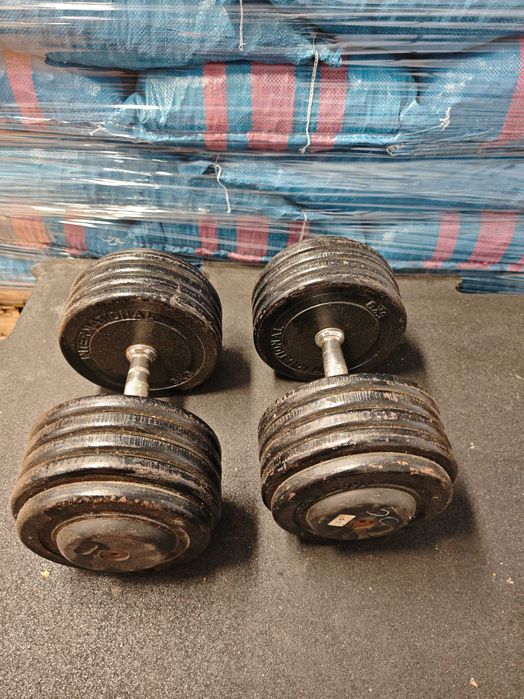 Hantle sztangielki żeliwne 2x50kg 100kg