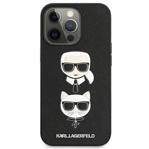 Etui Karl Lagerfeld iPhone 13 Pro / 13 6,1" Saffiano Karl & Choupette