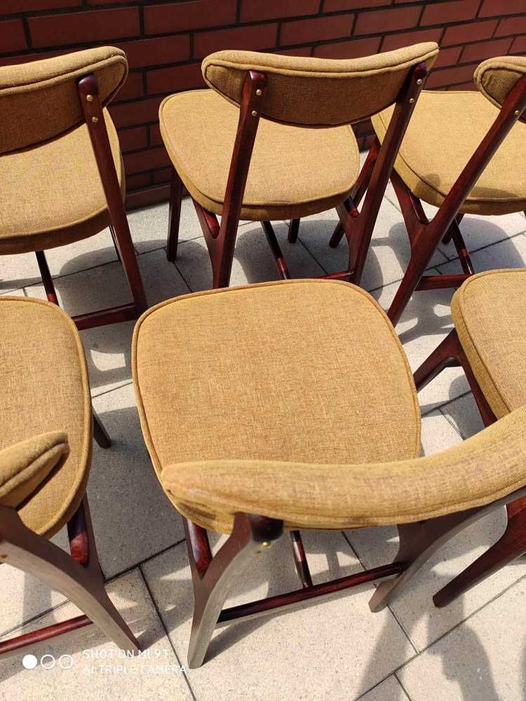 Krzesła lata 60 , kultowe "hałasy" ikona designu, stan po renowacji