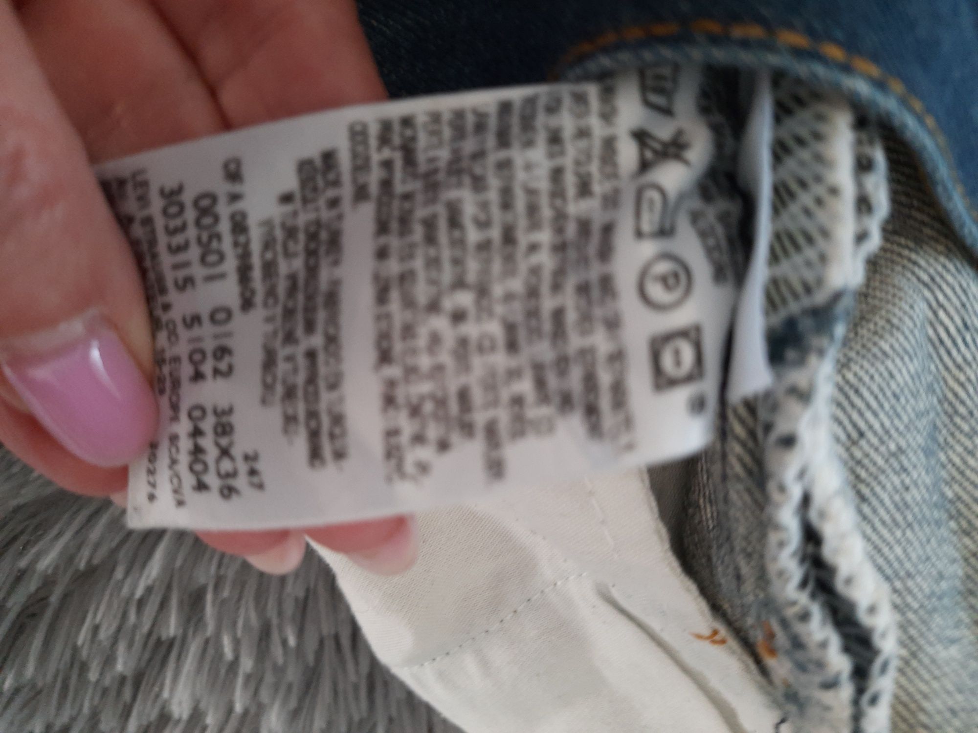 Чоловічі джинси Levi Strauss W38L36