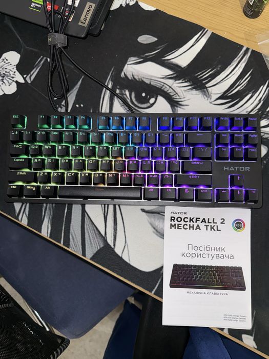 Клавіатура механічна hator rockfall 2 mecha tkl