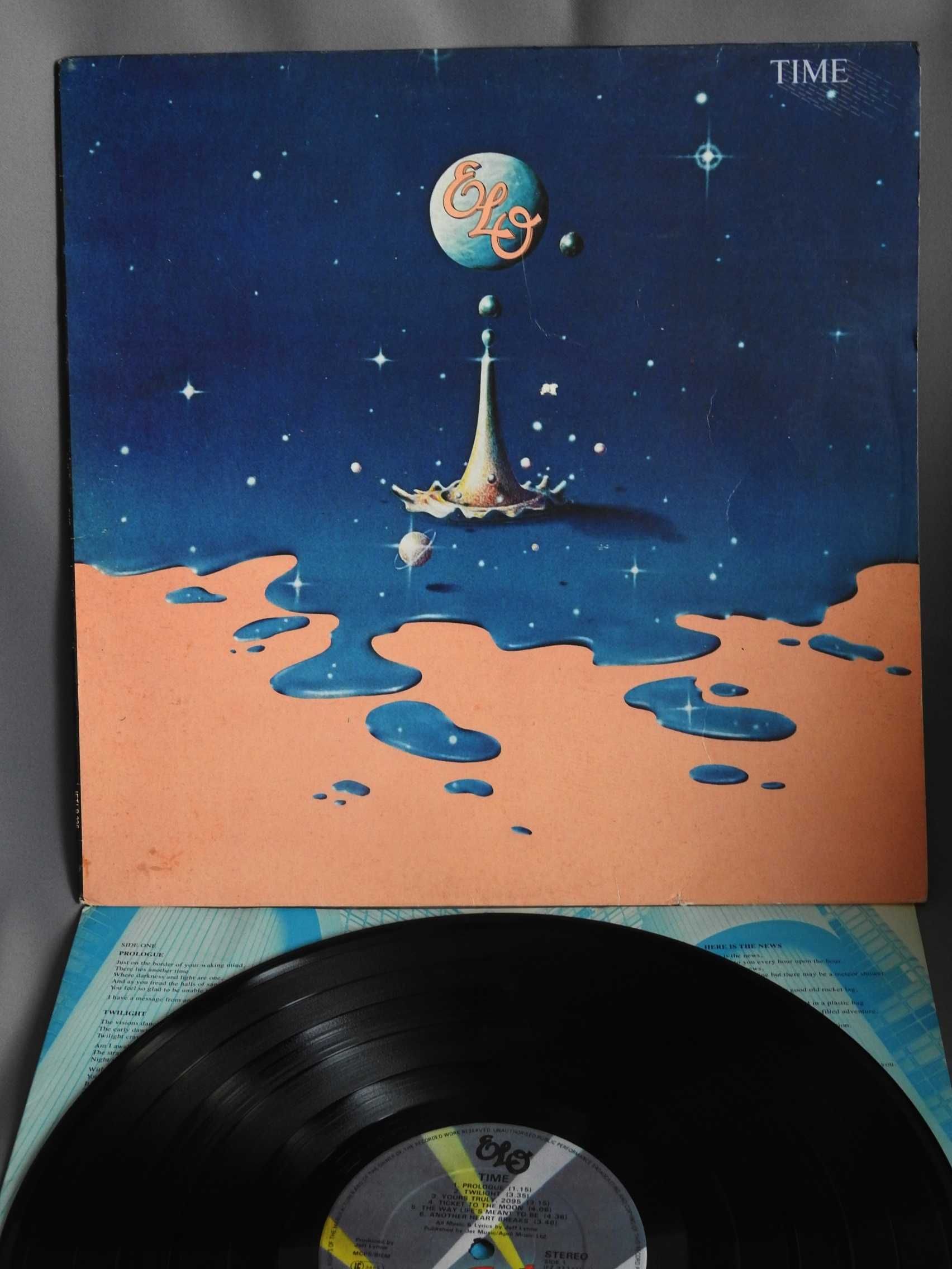 Electric Light Orchestra ELO Time LP 1981 UK пластинка EX Британия 1pr