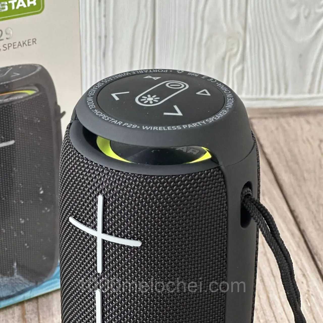 Портативна Bluetooth колонка Hopestar P29 10 ВТ з RGB підсвіткою