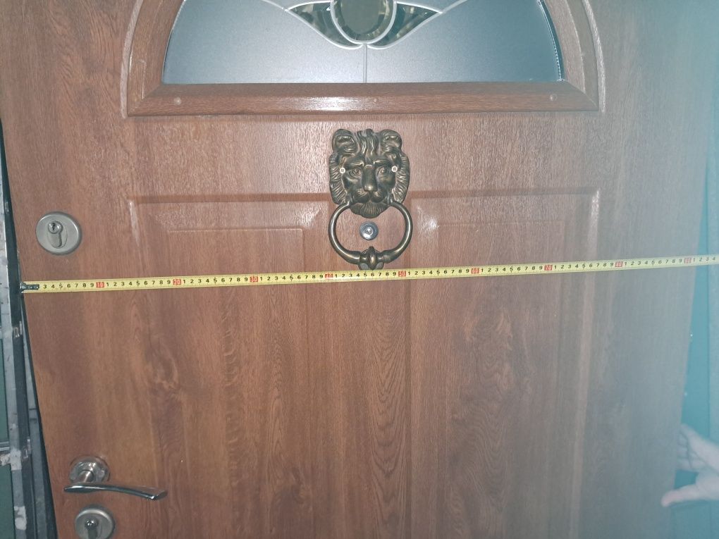 Drzwi wejściowe złoty dąb