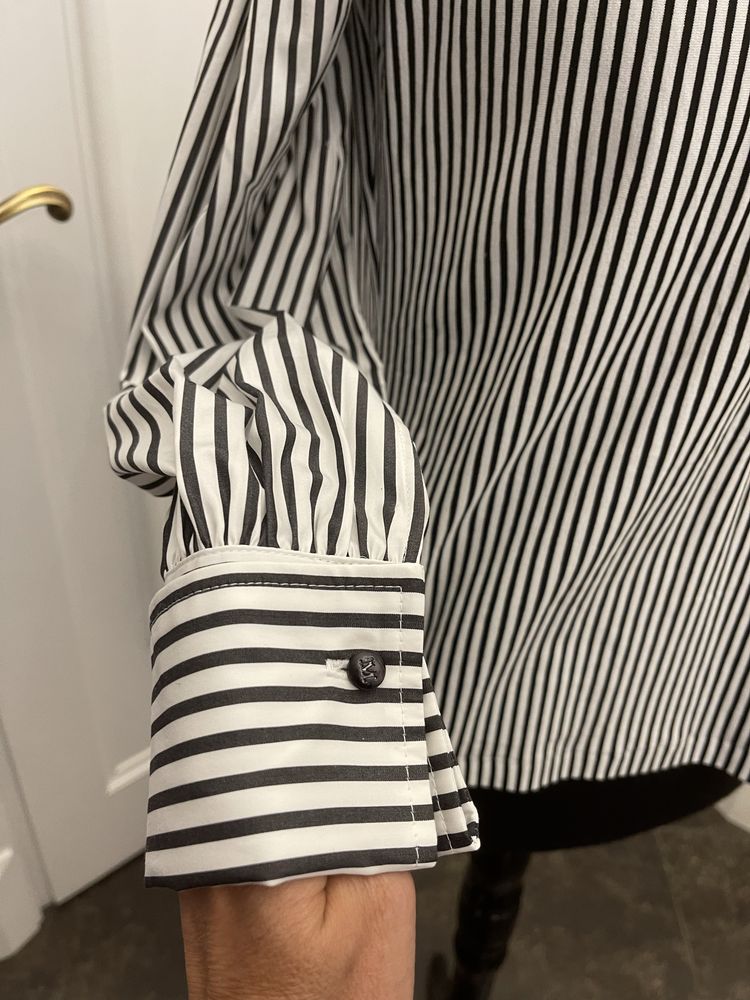 MAX MARA piękna bluzka koszulowa, mankiety, pęknięcia w rękawach