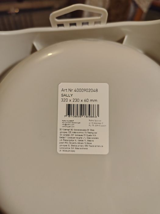 Miska na karmę dla kota lub psa