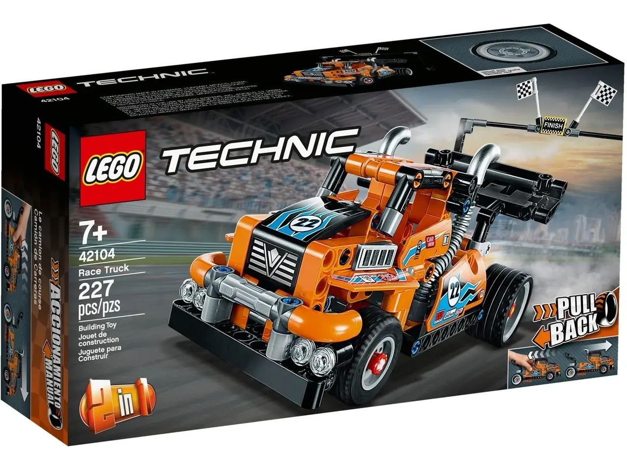 LEGO Technic 42104 Гоночна вантажівка 2 в 1 , оригінал