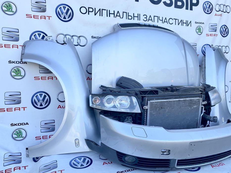 Бампер телевізор фара капот радіатор крило дифузор Audi A4 B6 Ауді A4