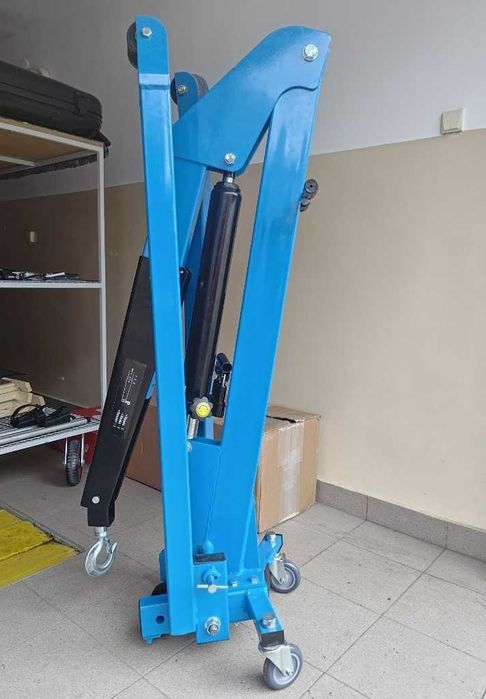 Низкопрофильный кран GEKO 1т G02144 гусак для СТО / гідравлічний кран