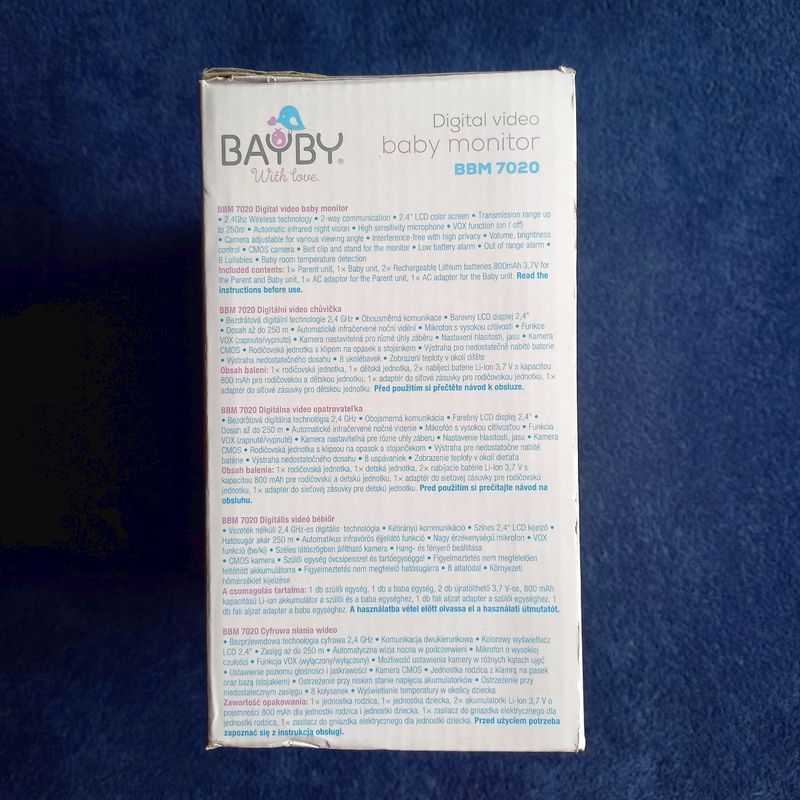 Cyfrowa niania wideo Baby BBM 7020