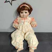 Piękna, stara lalka z porcelany The Hamilton Collection. Sara