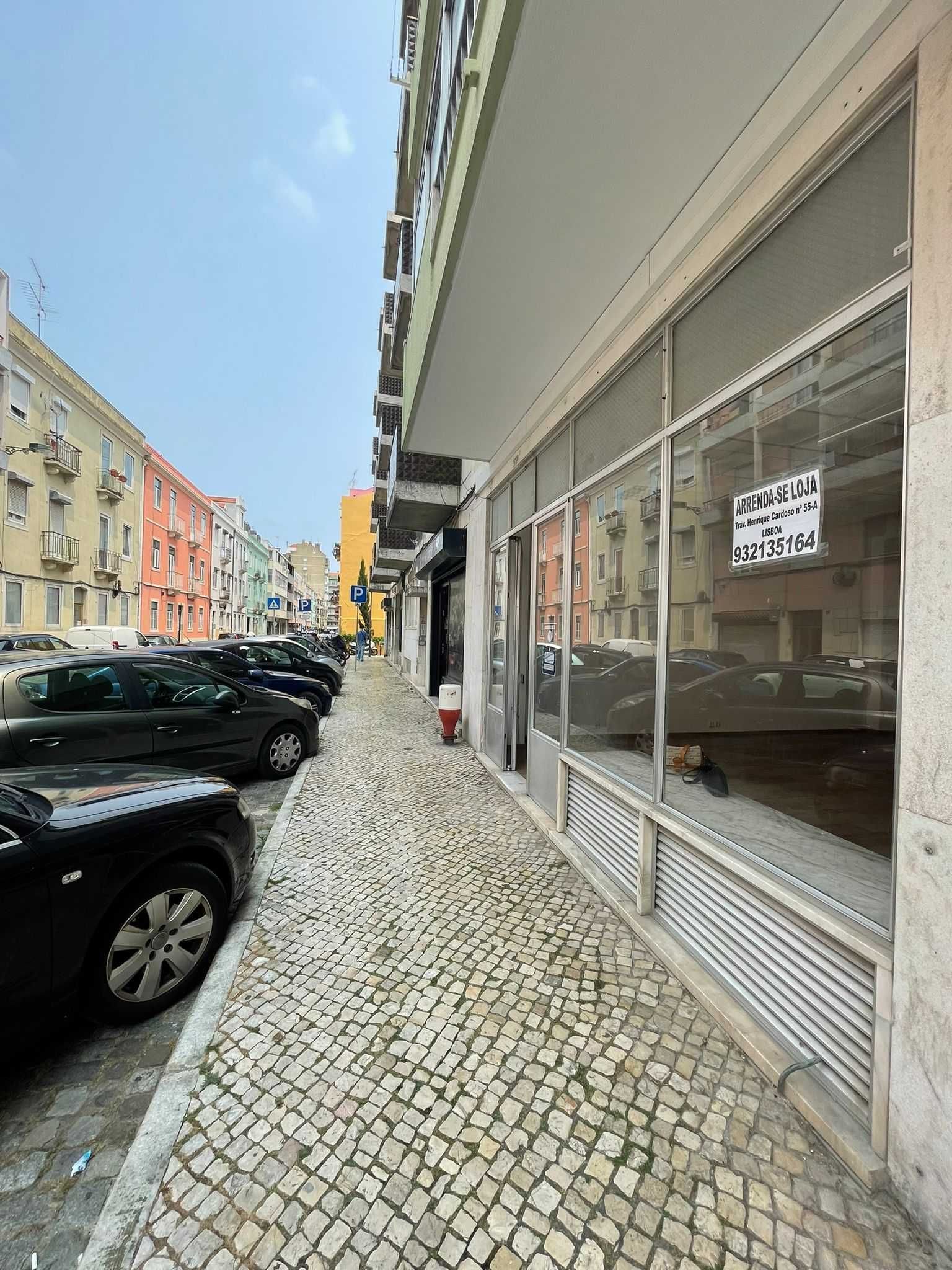 Arrenda-se Loja 90m² em Zona Estratégica de Lisboa – Remodelada