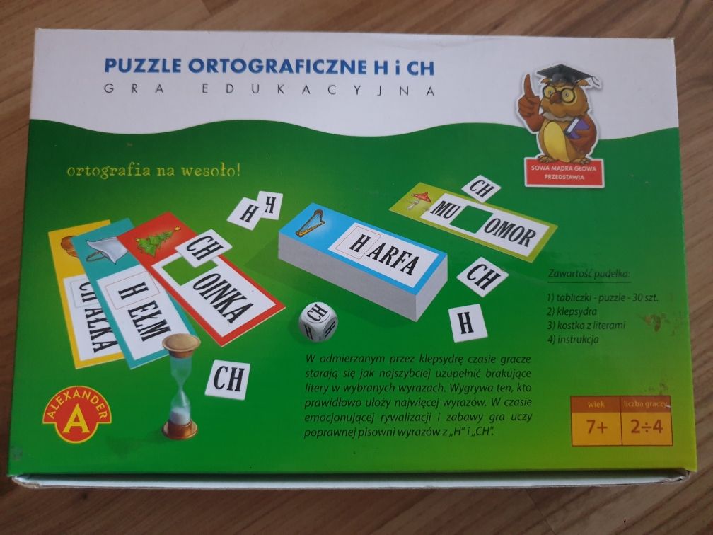 Puzzle ortograficzne h i ch