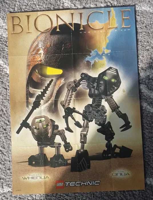 LEGO BIONICLE plakat Toa Onua 8532 i Turaga Whenua