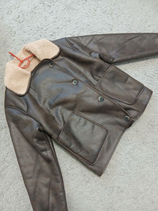 Жіноча куртка / дублянка з текстилю в стилі Zara