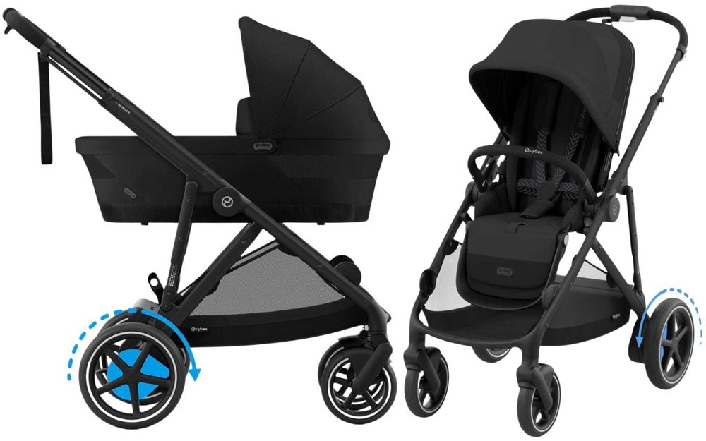 CYBEX e-Gazelle S elektryczny wózek 2w1 | Moon Black
