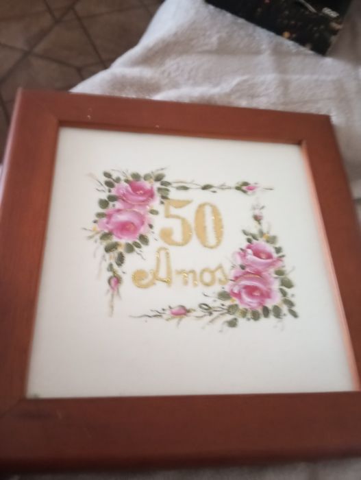 Quadro pintado á mão