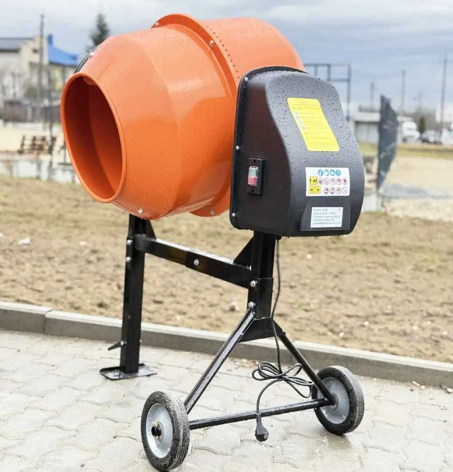 Бетономішалка Бетонозмішувач 125 л. Dozer БП-125 650W 100% Мідь