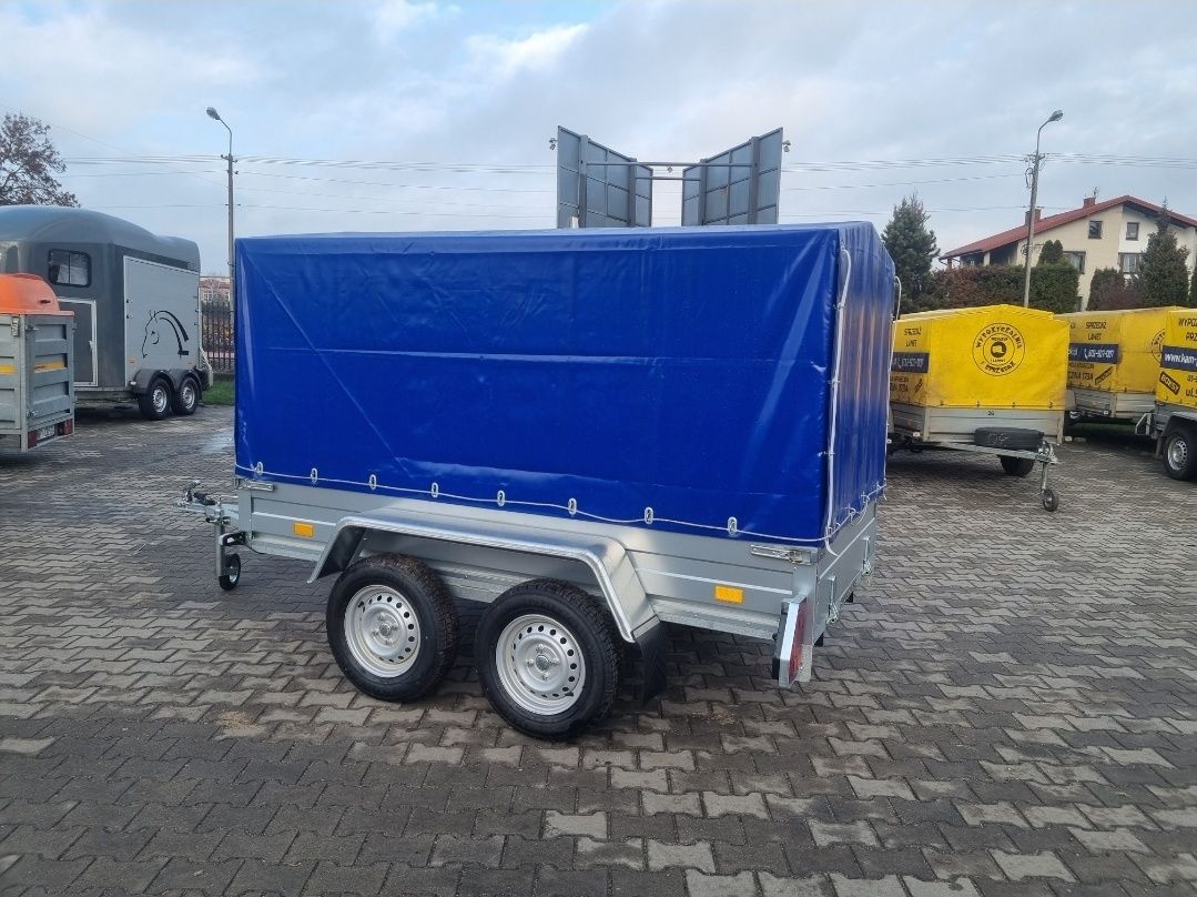 Przyczepa dwuosiowa lekka do 750kg na B 1500kg mocna Rydwan od ręki