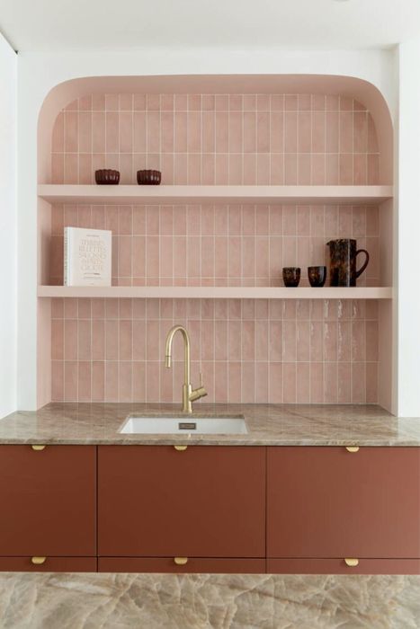 Дизайнерська іспанська плитка Baldocer gemstone coral