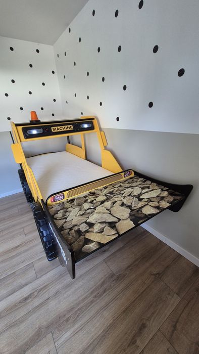 Łóżko dziecięce/młodzieżowe chłopięce koparka