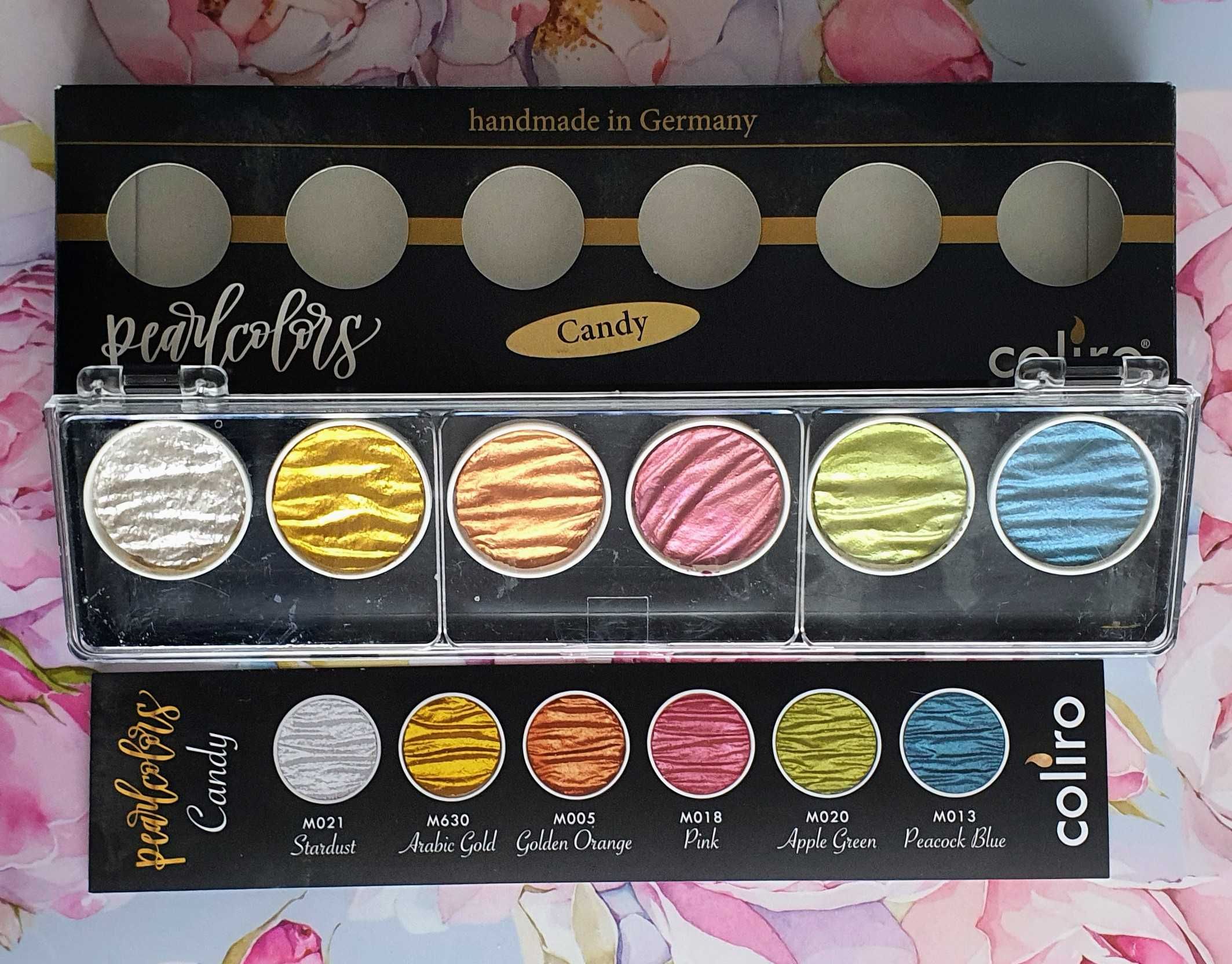 Coliro Pearlcolors Candy akwarele pigmenty metaliczne perłowe