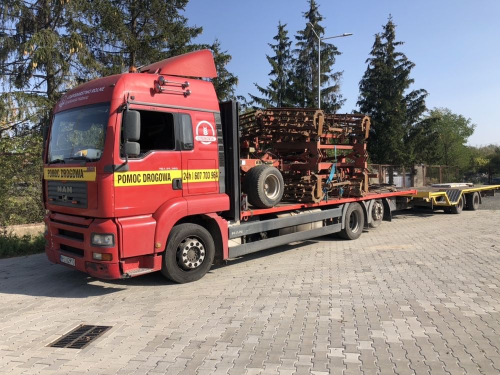 Transport aut maszyn ciagniki kombajny