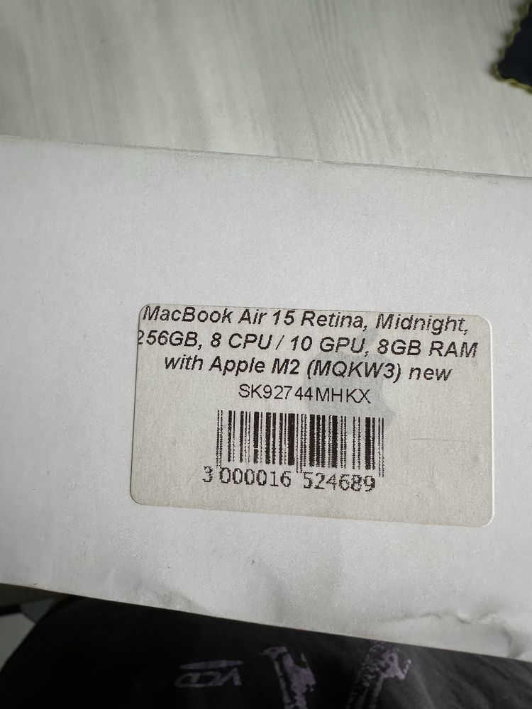 MacBook Air 15” Retina (M2, 2024)