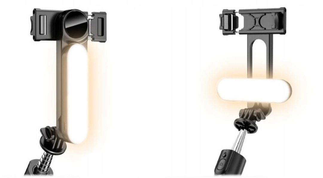 Kijek do Selfi Stick Pilot BLUETOOT z lampą