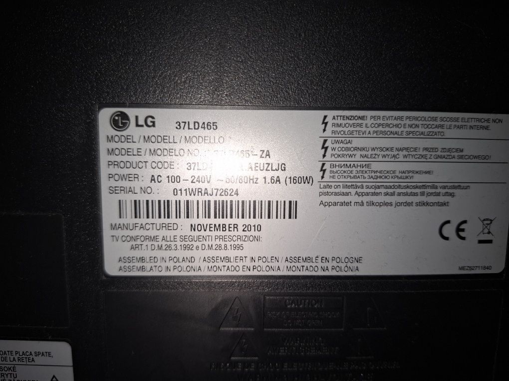 Telewizor LG 37"