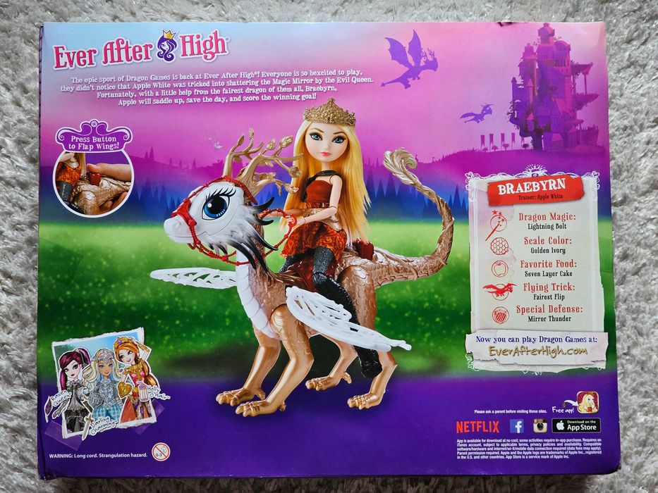 Лялька кукла Евер Афтер Хай Епл Ігри драконів Ever After High оригінал