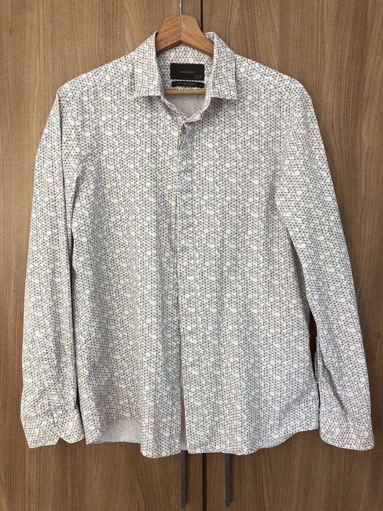 Koszula męska Reserved, rozm. 40 (M), regular fit, długi rękaw
