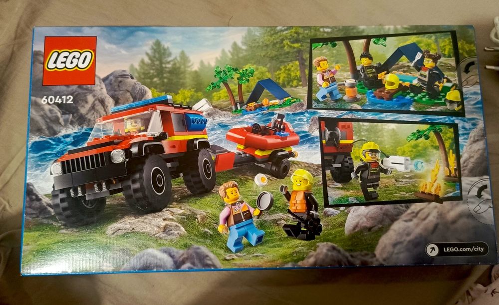 Klocki LEGO wóz strażacki