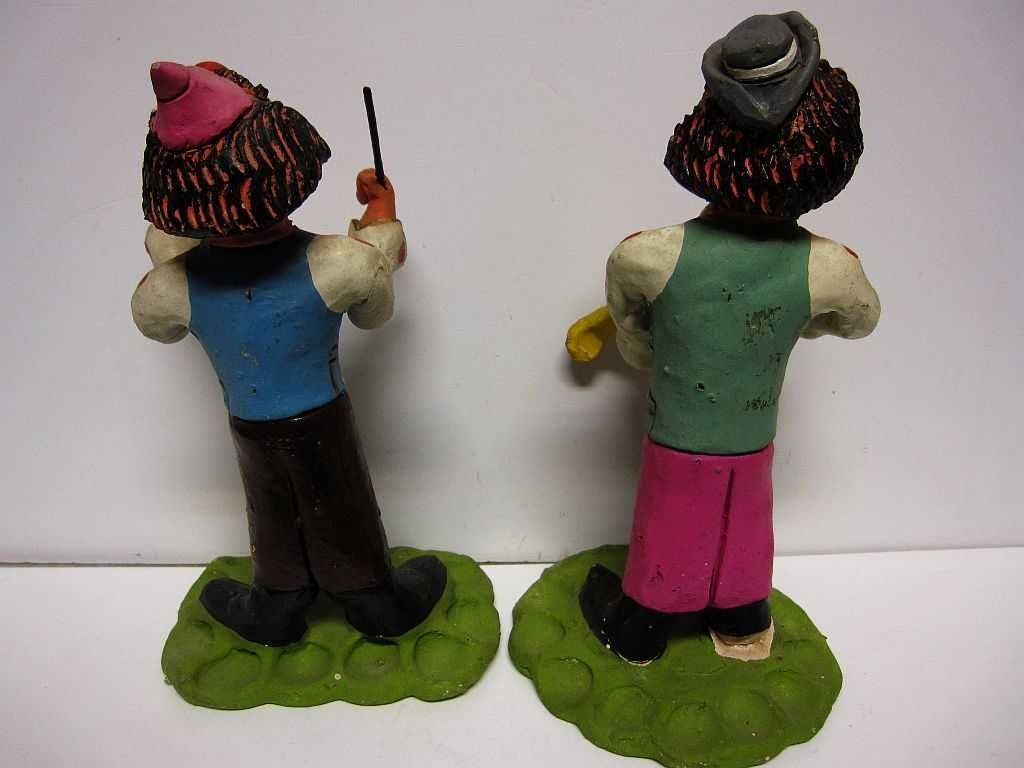 figuras em barro pintado - músicos - assinadas MISTÉRIO FILHO-20cm