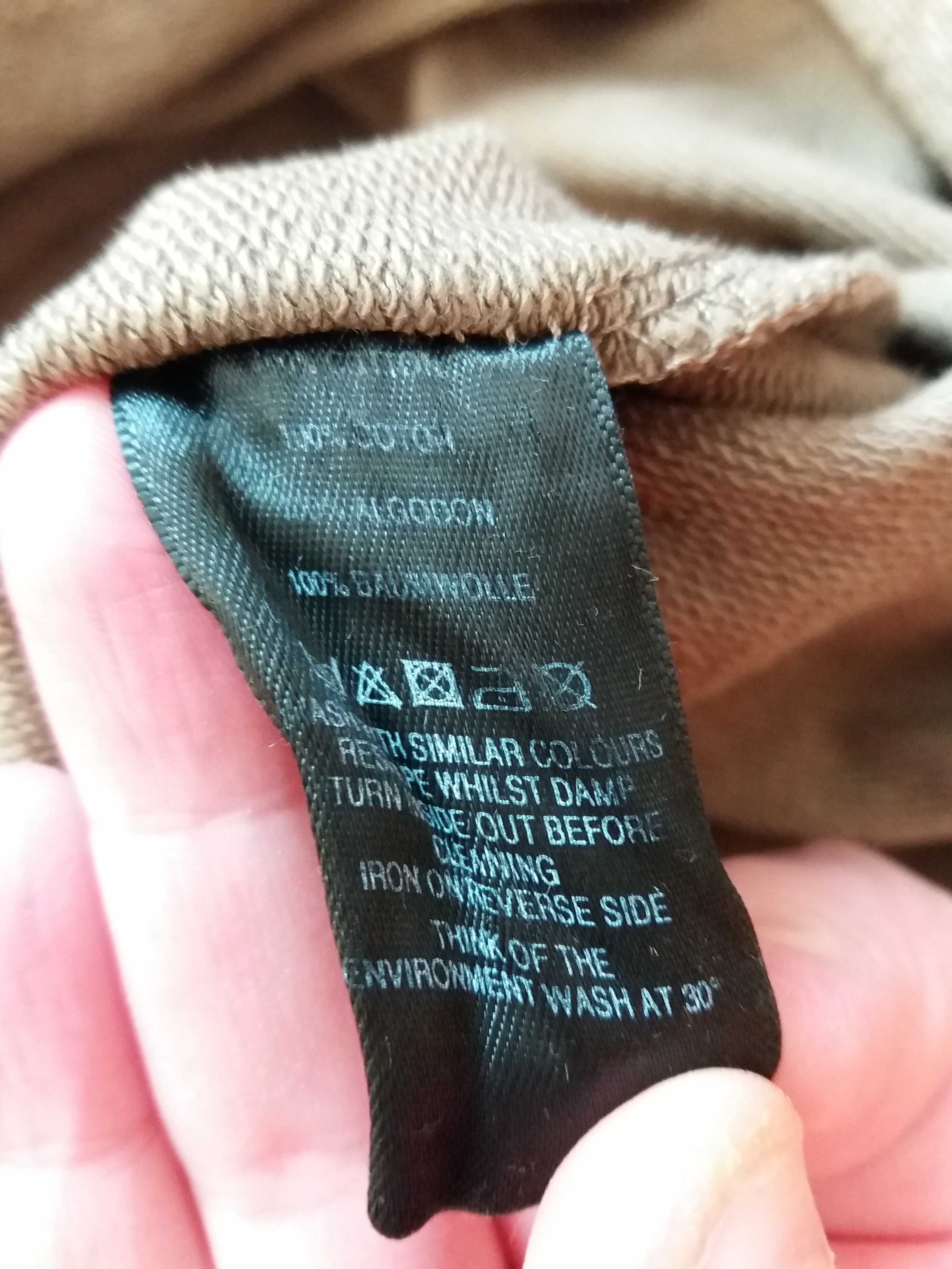 Bluza khaki oversize Asos bawełna 40 L