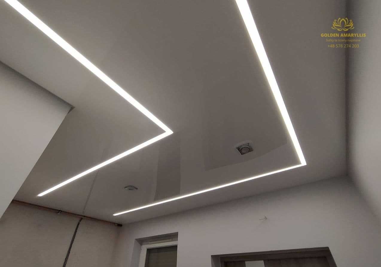 Sufity napinane od 95 zł m2 z materiałem i montażem, szybkie wykonanie
