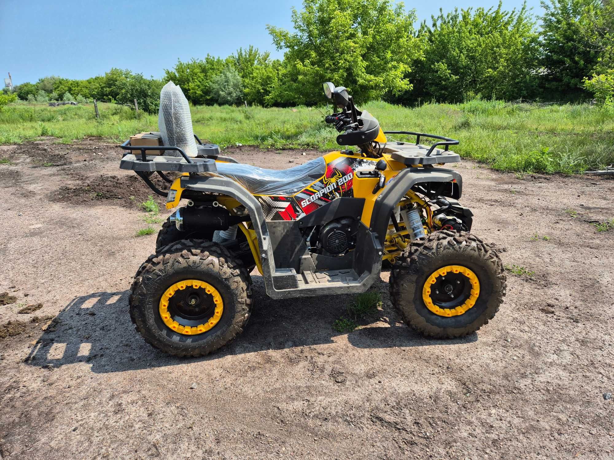 Квадроцикл Comman Scorpion 200cc доставляем без предоплаты