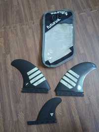 Futures fins twin +1 alpha series carbon