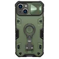 Etui Nillkin Camshield Armor Pro do iPhone 14 Plus - Ciemnozielone