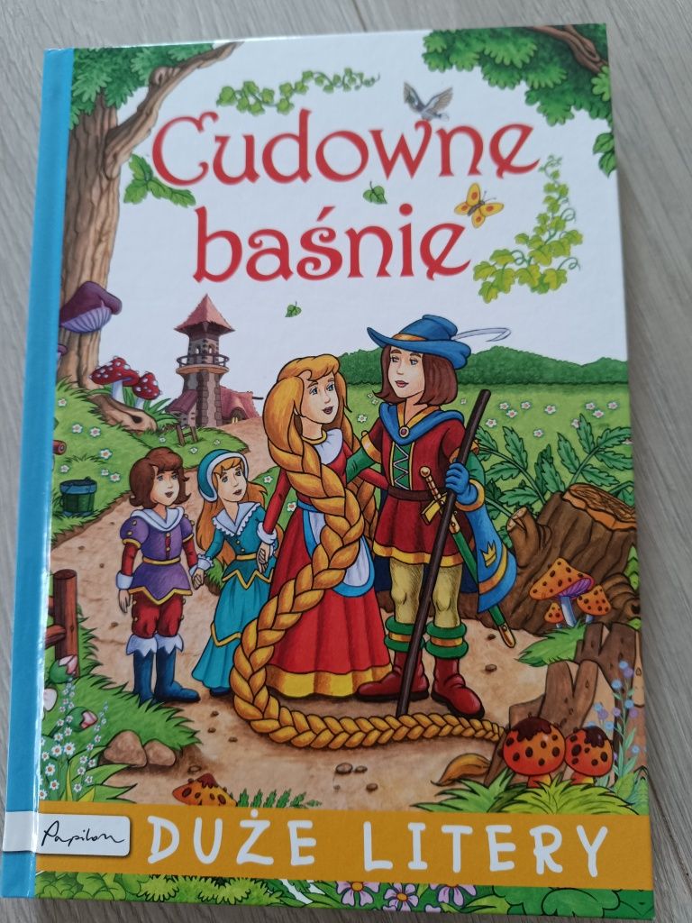 Cudowne Baśnie Duże Litery Papilon Oprawa twarda Książka NOWA