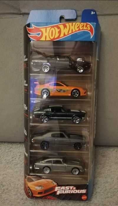 5 pak Fast and Furious Hot Wheels 5-pak