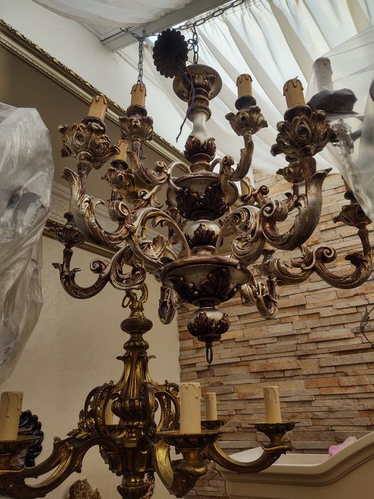 Люстра винтажна кришталева, Франція