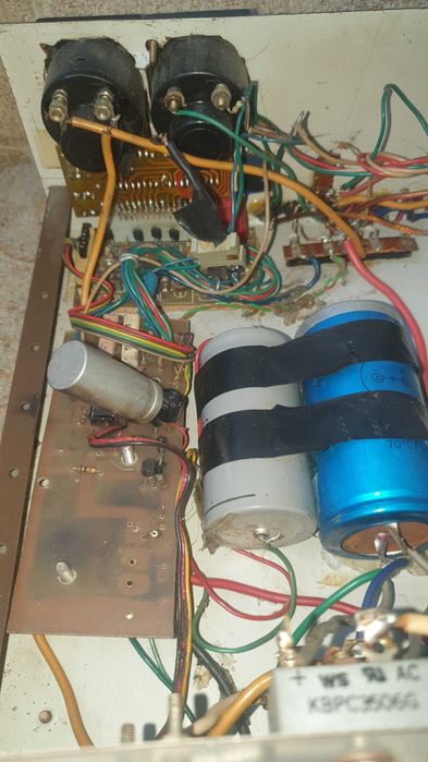 Zasilacz 12V CB własnej roboty z około 93 roku - do pomajsterkowania