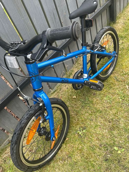 Lekki rower Bungi Bungi Lite 16" na pasku zębatym niebieski jak nowy