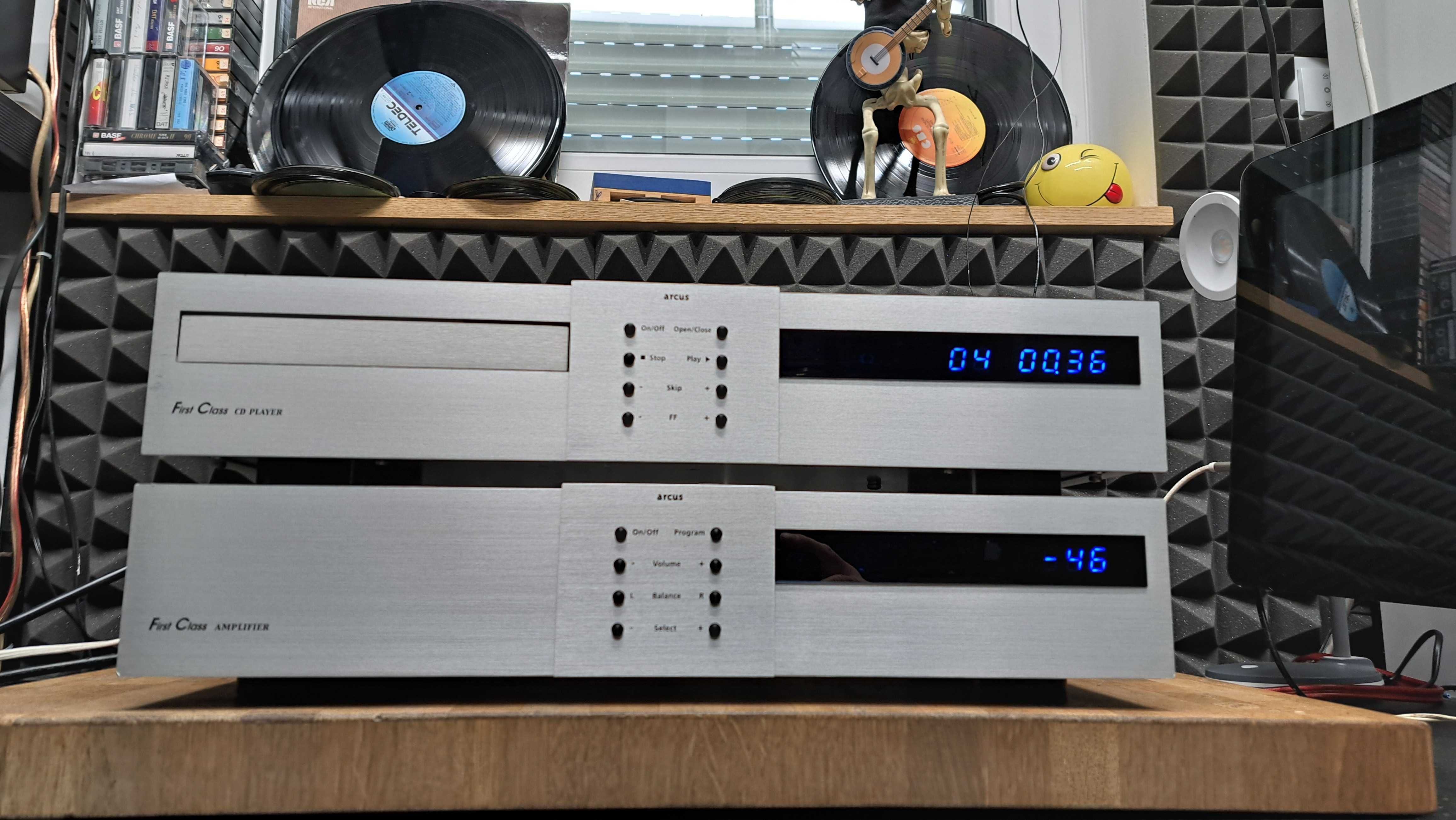 Wieża Arcus cd wzmacniacz FIRST CLASS KOMPLET
