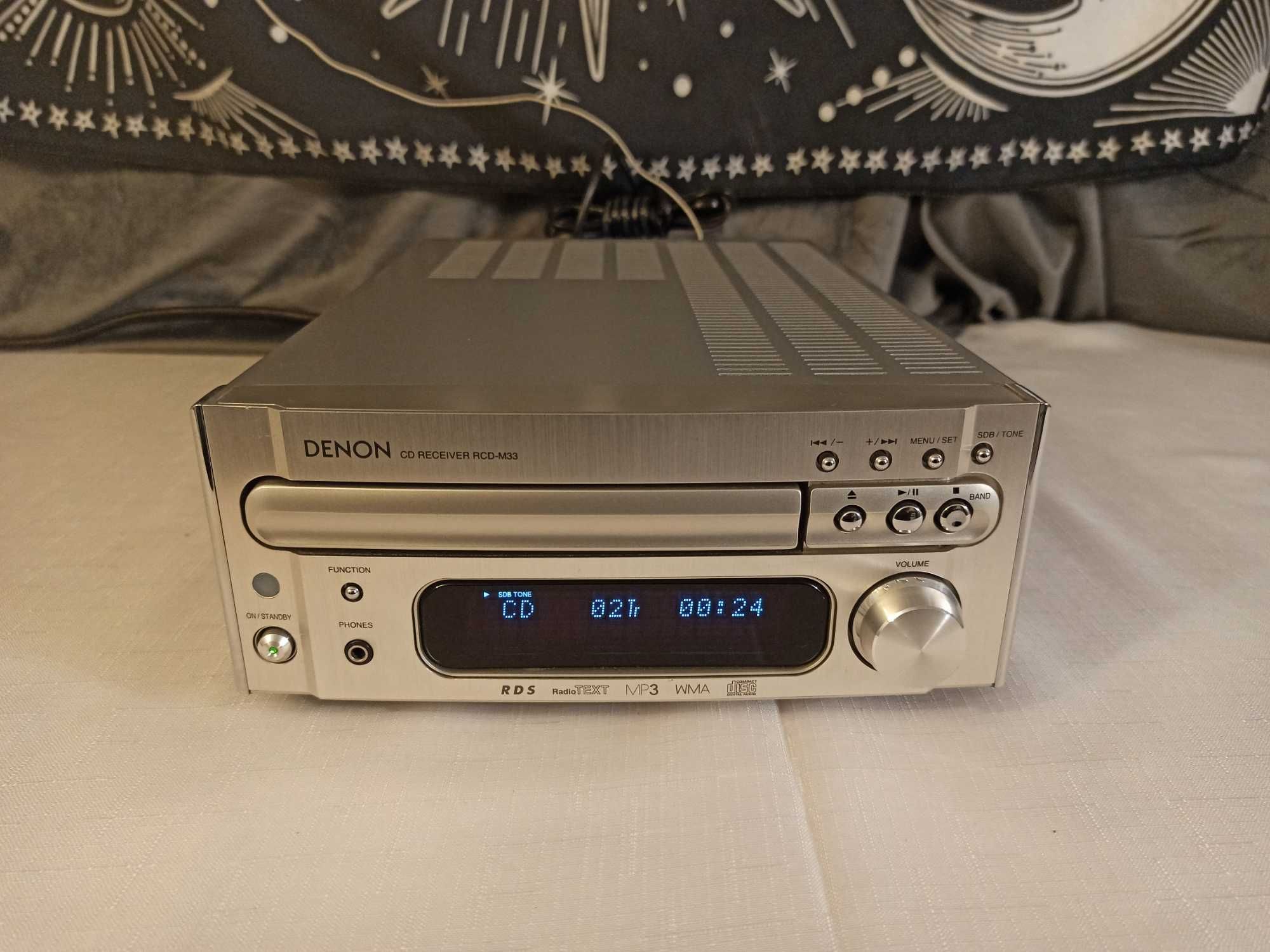 Amplituner z odtwarzaczem CD DENON RCD-M33 miniwieża