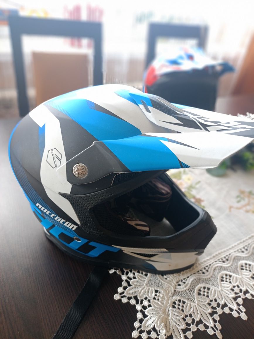 Kask motocyklowy na cross, enduro, quad