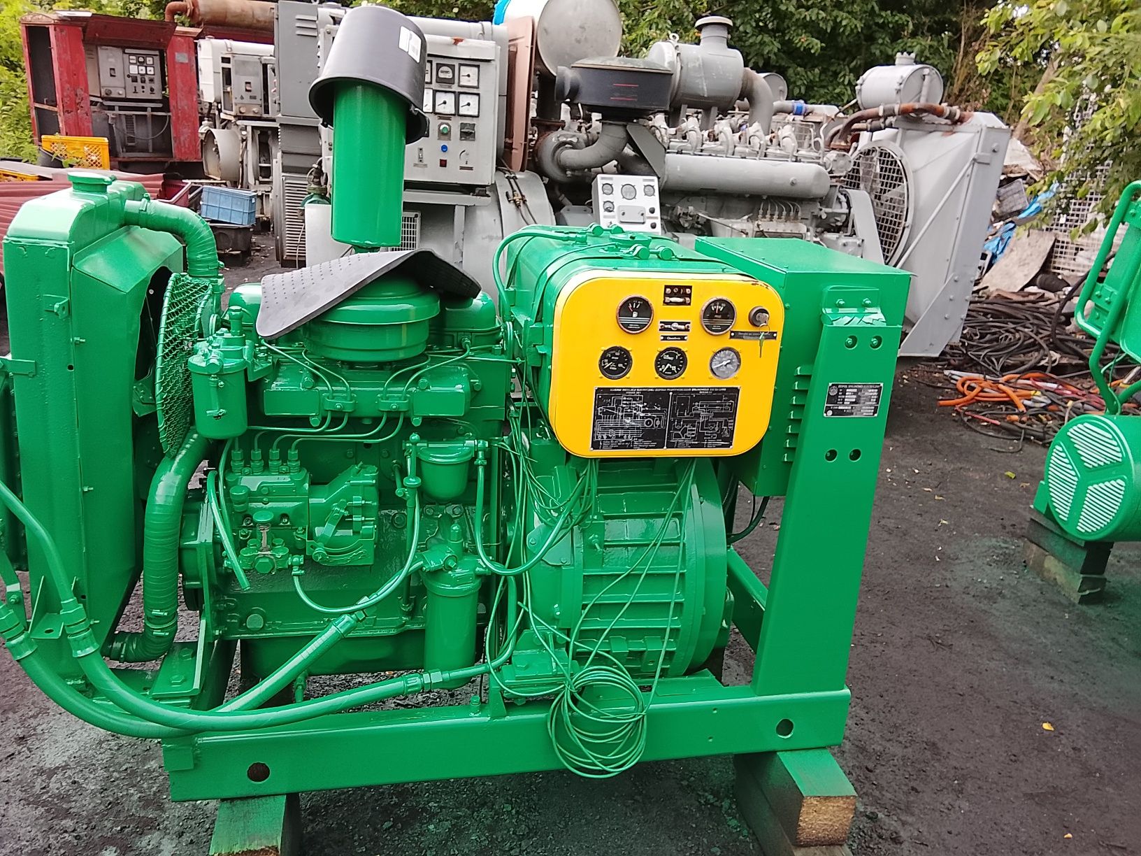 Agregat prądotwórczy 20 25 kw 32 kva silnik leyland SW 266 0 przebieg