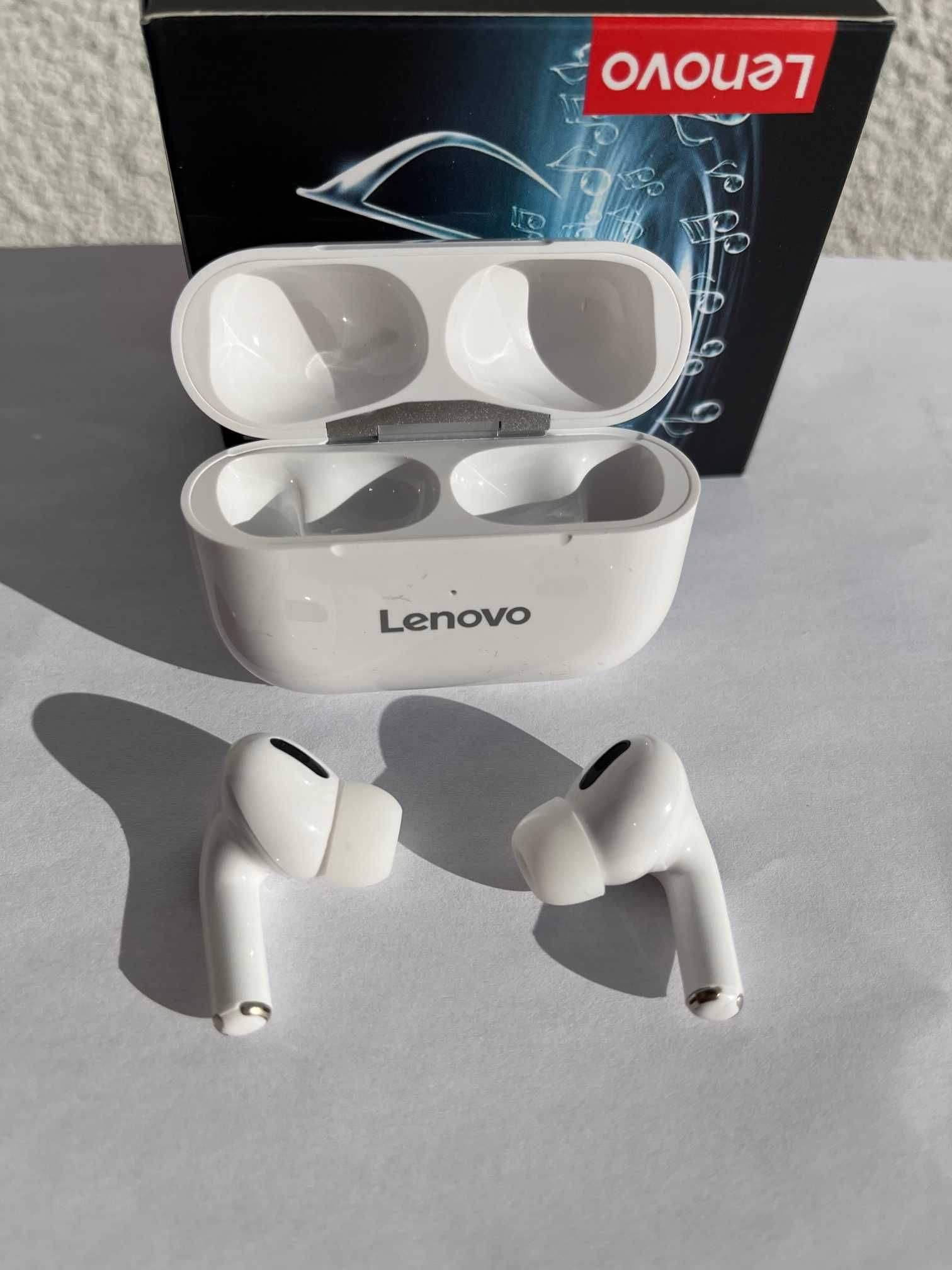 Nowe słuchawki Lenovo bezprzewodowe ! Biale / Czarne