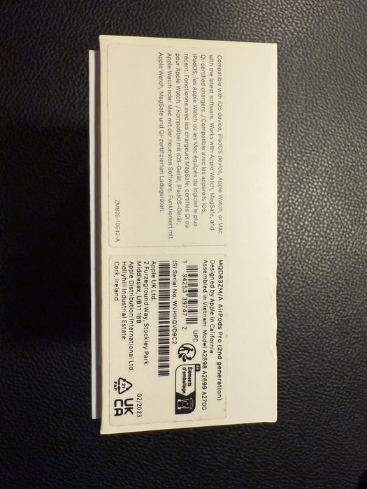 Apple Air Pods Pro 2 Gen. Brak Prawej Słuchawki + Case Gratis